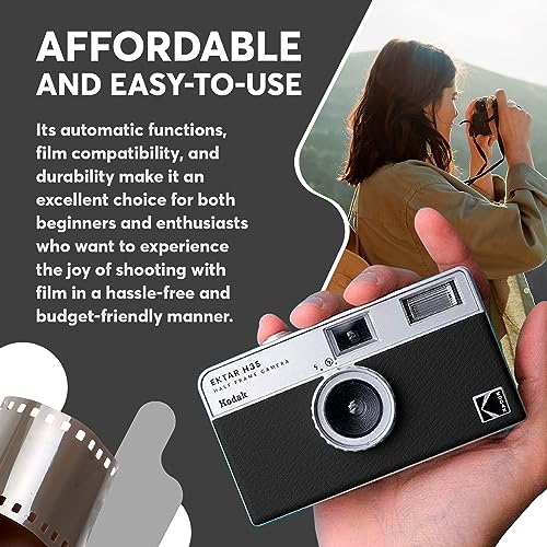 Reusable Film Camera 35mm Bundle Includes Kodak Ektar H35 Half
