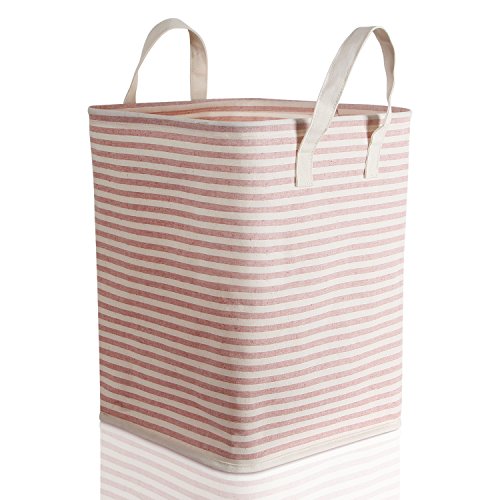 Foldable laundry hampers upstanding baskets with handles water-re…