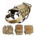 OneTigris Tactical Dog Molle Vest Harness Training Dog Vest with Detachable Pouches