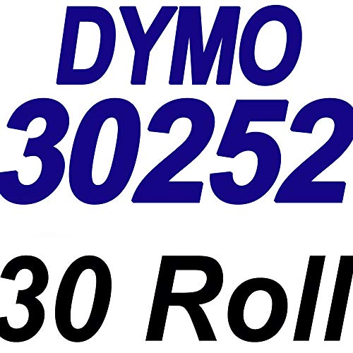 Replace Dymo 30252 Labels 1-1/8" x 3-1/2" (28mm x 89 mm) LW Self-Adhesive White Address Labels, for Dymo LabelWriter 400 and 450, 30 Rolls - 10500 Labels, by COLORWING