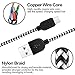 USB Type C Cable，WSCSR- 5 Pack Nylon Braided USB C Cable Extra Long High Speed Charger for Samsung Galaxy S9 S8 Plus Note 8,Moto Z Z2,LG V30 V20 G5 G6 and More