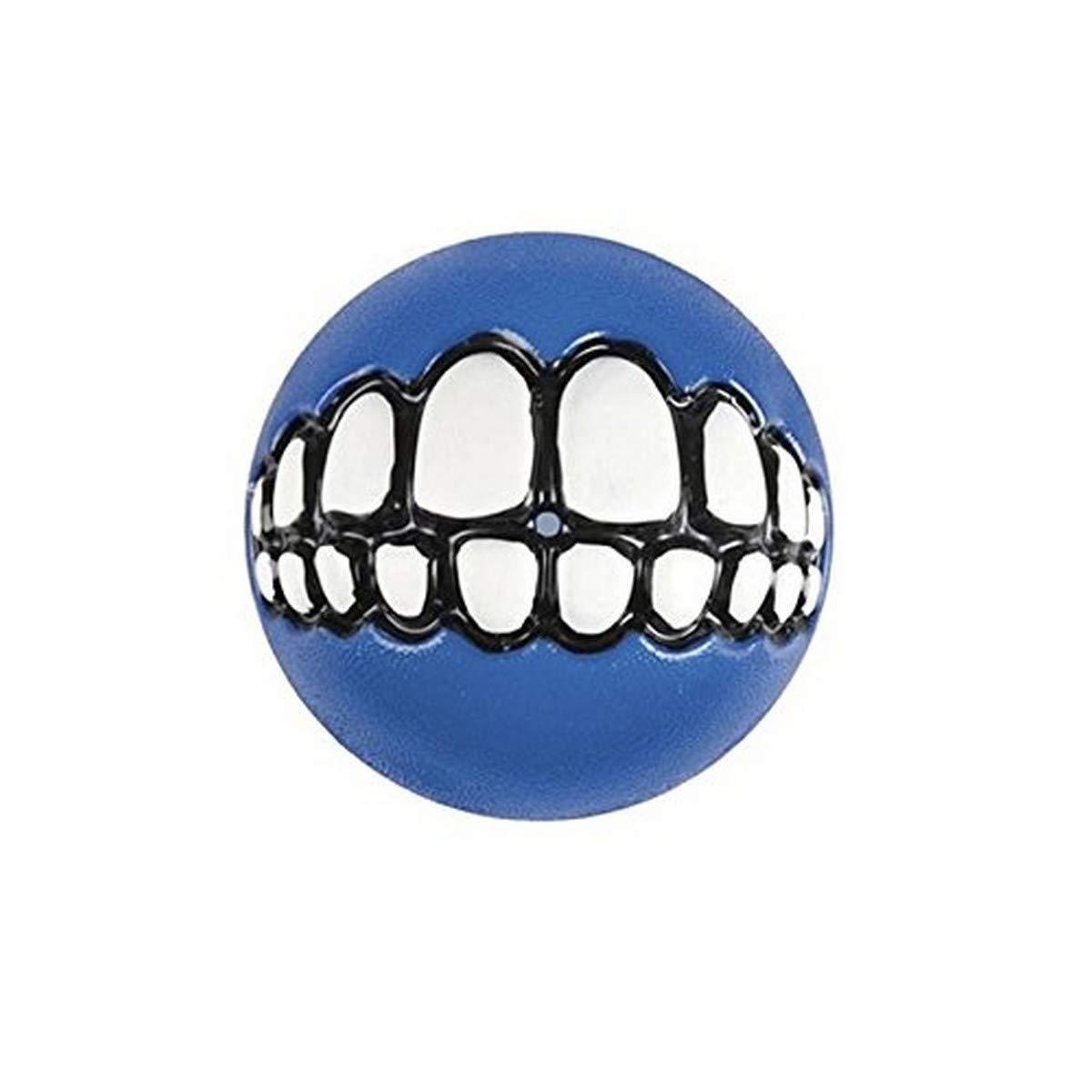 Rogz Grinz Ball, Large, 7.8 cm, Blue