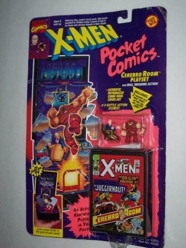 X-Men Pocket Comics Cerebro Room Playset with Wall Smashing Action
