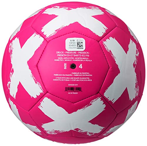adidas Starlancer V Club Soccer Ball Shock Pink/White 3 | Pricepulse