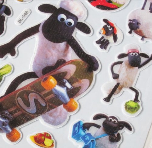 3d Shaun The Sheep Kids Room Adhesive Removable Decal Mural