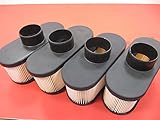 (4 Pack) Air Filter Replaces Kawasaki # 11013-7047, 11013-7049, 99999-0384.Fits Models FR651V, FR691V, FR730V, FS481V, FS541V, FS600V, FS651V, FS691V, FS730V and FX600V
