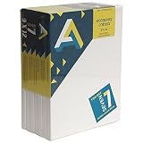 Art Alternatives stretched White Canvas Super Value Pack-9 x 12 inches-Pack of 7