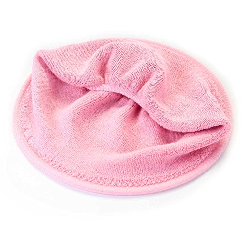 FaSoLa Bathroom Warmer Thicker Washable Cloth Toilet Seat Cover Pad (Pink)