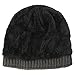 Novawo Winter Fluff Lined Beanie Hat Knit Skull Cap