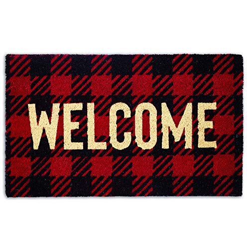 DII Welcome Buffalo Check Doormat, 18x30 - Thumbnail 5