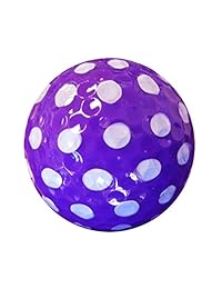 Pelotas de golf morado y rosa de lunares (Manga de 3) -paquete de 2