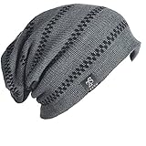 FORBUSITE Mens Slouchy Large Beanie Skully Cap