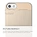 elago iPhone SE case, [Outift Matrix][Champagne Gold] - [Premium Hybrid Construction][Diamond-Cut Aluminum][Spark Design Award] - for iPhone SE/5/5S