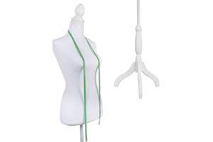 PETGIRL Dress Form Mannequin for Sewing Maniquine Body Female for Clothing with Tripod Base Stand Adjustable 58-67 Inch