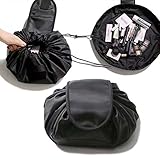 Obeya Waterproof Lazy Makeup Bag Drawstring Pouch Organizer Travel Portable Makeup Cosmetic Bag for Women
