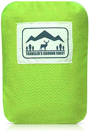 Reliable Outdoor Gear - Packable Pocket Blanket - for Music Festival, Parade, Hiking, Camping - Lightweight, Waterproof, Large - Up to 4 People