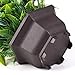 Binnny Flower Artificial Potted Plant with Gardenia Flowers in Brown Plastic Planter for Home, Office, Indoor and Outdoor Occasions Decor