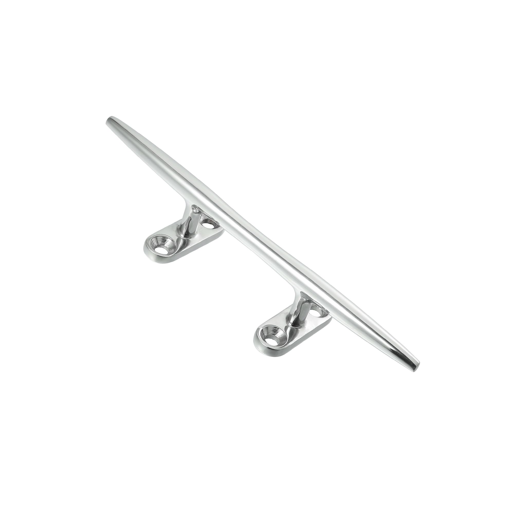 Motoforti 8 Inch Stainless Steel Flagpole Cleat Hook Boat Deck Rope Cleats Long-lasting