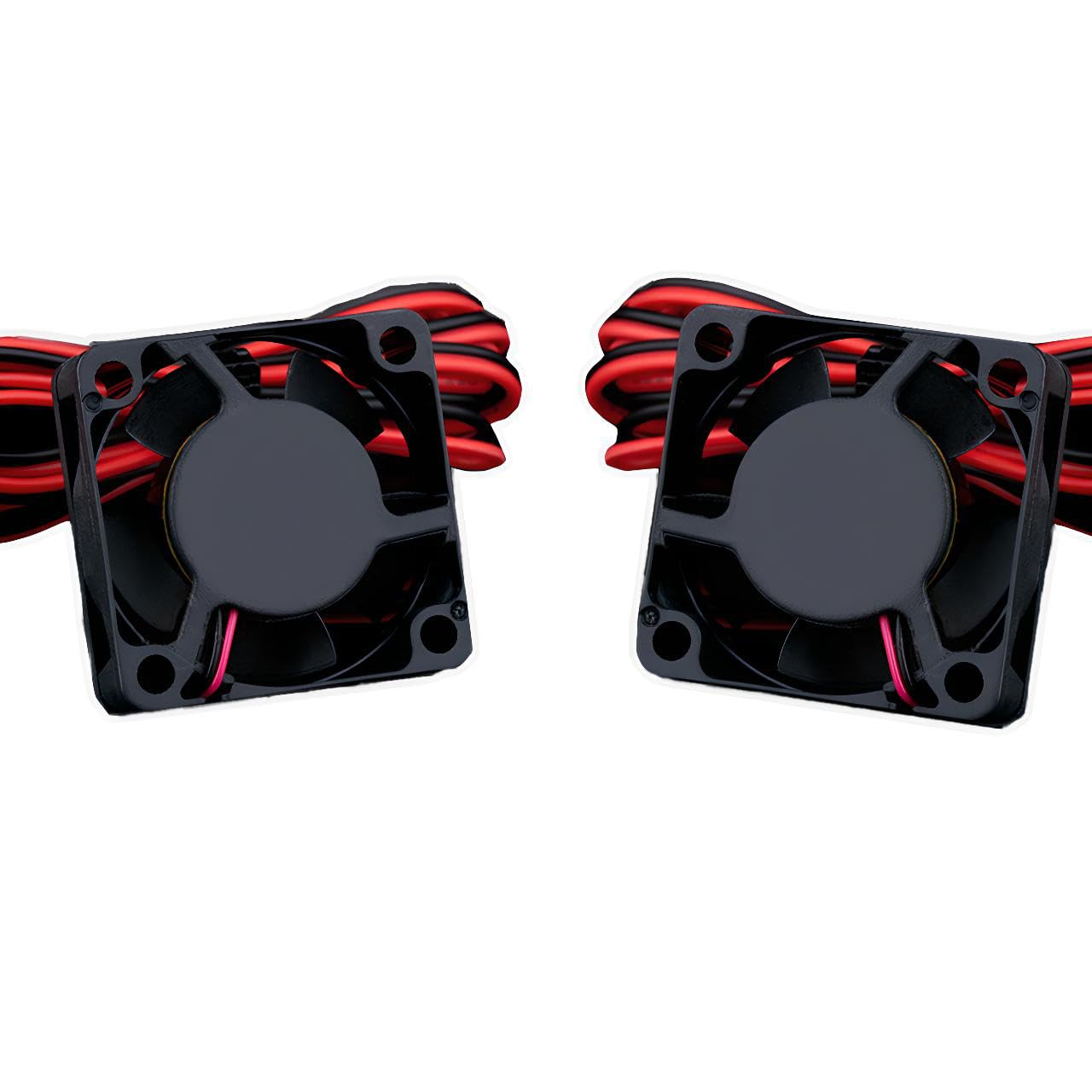 Super Print 3010 Cooling Fan 12V Axial Hydraulic Bearings DC Brushless Fan Cooler Low Noise 0.15A 30mm x 30mm x 10mm.(Pack of 2PCS-12V)