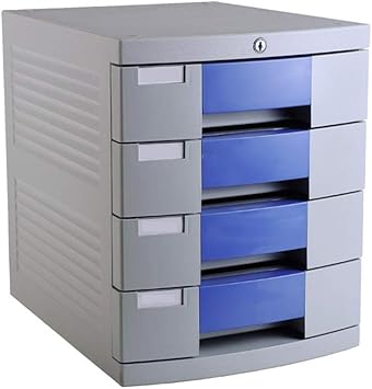 Amazon Com Filing Drawer Cabinet 4 Layers With Lock Desktop File