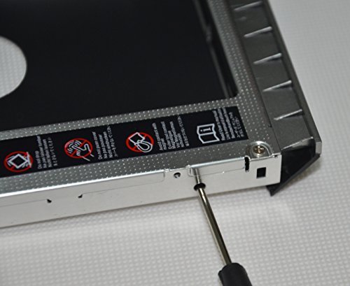 DY-tech 2nd HDD SSD Hard Drive Caddy for HP Elitebook 8460p 8460w 8470p 8470w with Faceplate bezel and Mounting Bracket