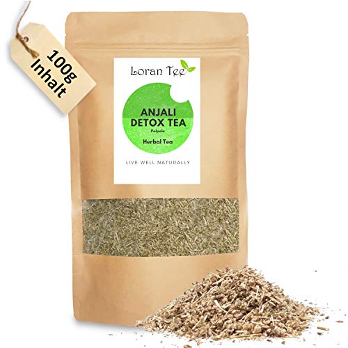 LORAN-Kräutertee Polpola"Anjali" 100g, Detox Tee, in wiederverschlieÃbaren Zipp-Tüte, loser tee, Ayurveda Tee, Geschenk für Männer und Frauen