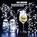 Mini Lights Battery Operated, Adecorty Fairy Lights Battery Powered Firefly Lights 16 Pack 7.2ft 20 LED String Lights Cool White Battery Fairy Light for Wedding Centerpieces Christmas Table Decoration