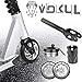 VOKUL Complete Pro Scooter for Kids Boys Girls Teens Adults Up 7 Years - Freestyle Tricks Pro Stunt Scooter with 110mm Metal Wheels - High Performance Gift for Skatepark Street Tricks