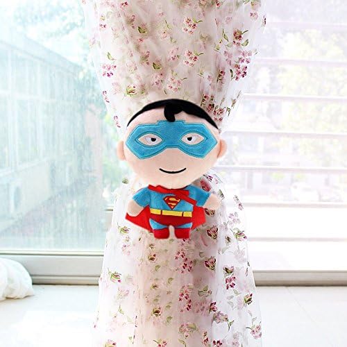 Super Hero Shape Curtain Tieback with Great Material Excellent Making 20cm in Length (Superman)