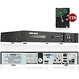 OWSOO 4CH Full 1080N(9601080) AHD DVR HVR NVR H.264 HDMI P2P Cloud Network DVR Digital Video Recorder with 3.5'' Inch 1TB HDD