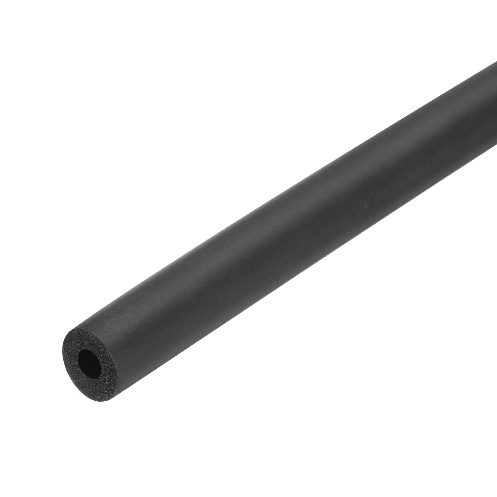 Photo 1 of MECCANIXITY Pipe Insulation Foam Tube 1/4" ID x 5/8" OD 3ft Foam Tubing Heat Insulated Pipe for AC Unit Handle Grip Water Pipe Freeze Protection - 6x16mm/Black