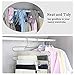 HOMEIDEAS Pants Hangers Space Saving S-Shape/Type Multi Layers Pants Hangers Stainless Steel Trousers Hangers for Pants Jeans Scarf(5 Layers,6Pcs)