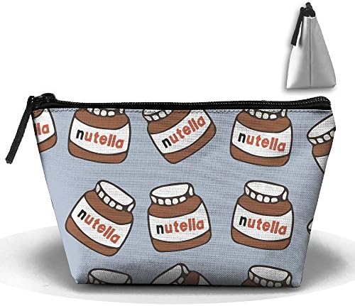 TDynasty Nutella Chocolate Sause Multifunction Portable Mini Makeup Bag Cosmetic Bag For Home Office Travel Sport Gym Outdoor