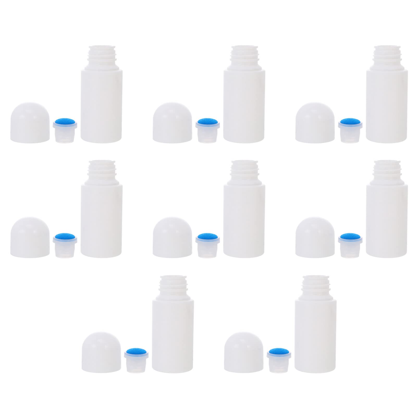 FRCOLOR 8pcs sponge bottle small bottles for Plastic Liquid Bottles Sponge Head Applicator top applicator bottle Multipurpose plastic abs travel liner