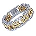 George and Charlotte Bike Bracelet Stainless Steel Men's Bycicle Chain Bangle Motorcycle Man Jewelry