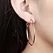 Loop earings , Rose Gold Plated Hoops Earrings For Women girl Not allergies