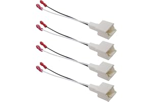 Fiegromech Speaker Wire Harness Compatible with Nissan Altima Frontier Murano Maxima Pathfinder Sentra Xterra Quest Rogue Versa 05-19,Car Door Speaker Harness Adapter Connector for Infiniti 07-15