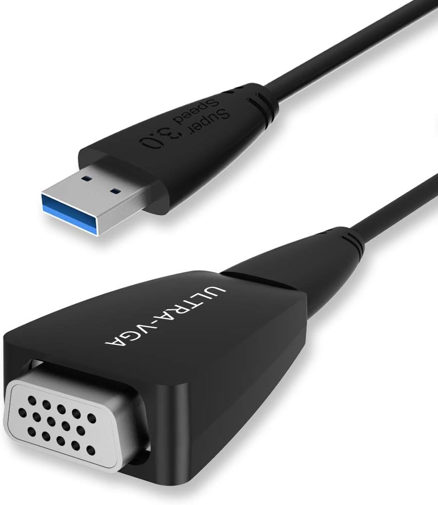 Wavlink USB to VGA Adapter, USB3.0 to VGA Adapter Supports Expansion and Mirror Mode, Windows 10