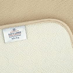 American Soft Linen Bath Rug, 21 in 32 in Fluffy