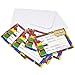 Gift Boutique 48 Pack Building Block Birthday Party Invitations with Envelopes Favor Supplies Decorations for Kids Teen Girls Boys