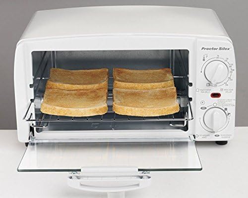 Proctor Silex 4 slice Toaster Oven, White