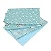 Aisa 50x50cm Blue Series Fabric Bundles Flower Printed Cotton Fabric Comfortable Patchwork Fabric Home Textile Material Cloth for Sewing