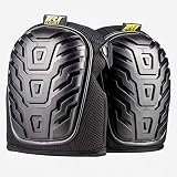Best Professional Knee Pads For Work, Heavy Duty and Foam Padded, Comfort Gel Cushioned Kneepads for Gardening, Carpenter, Flooring, Cleaning, Mechanics, Hvac, Plumbing and More