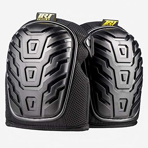 Best Professional Knee Pads For Work, Heavy Duty and Foam Padded, Comfort Gel Cushioned Kneepads for Gardening, Carpenter, Flooring, Cleaning, Mechanics, Hvac, Plumbing and More