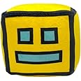 Shopular 4.7” Geometry Cube Plush Toys Stuffed Plushie Doll Small Pillow Pendant Game Cute Kids Fans Collection Birthday Gift (Yellow)