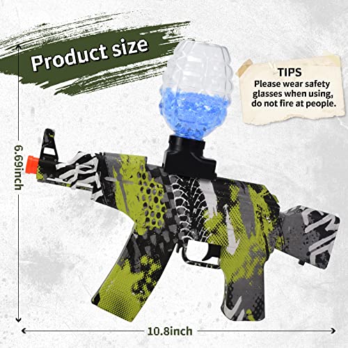 Electric with Gel Ball Blaster AKM-47 20000 Splatter for Outdoor Activities-Fighting Shooting Team Game The Best Gift Toys for Youth and Adults Over 14+