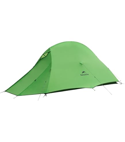 MOXIHIKE 3FULGEAR Lanshan - Tienda De Campaña Para 2 Personas, Ultraligera, 3/4 Estaciones, Profesional 15D De Nailon De Silicona Sin Varilla, Para Campamento, Escalada, Senderismo (verde 3