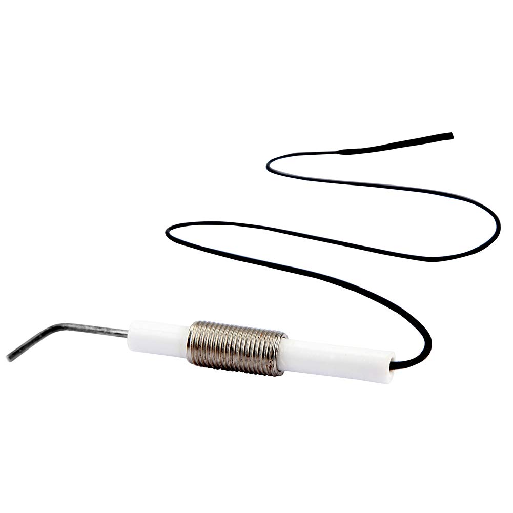 Ignition Wire Needle 30cm Spark Probe Electrode Ignition Accessories for BBQ Grill Heater Gas Oven Heaters M10*1 Threaded Ceramic Spark Plug