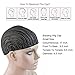 FASHION LADY Hair Brading Wig Cap 1pcs/lot S M L Size for Easier Sew in Crotchet Cornrows Braide Cap Black Color Braiding Wig Cap With Comb for Making Wig weaving cap with braids