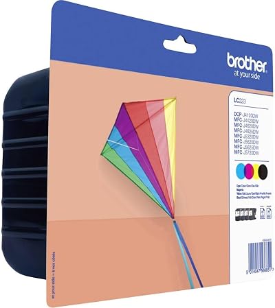 Brother LC-223 Black Cyan Magenta Yellow Inkjet Cartridges Multi-Pack